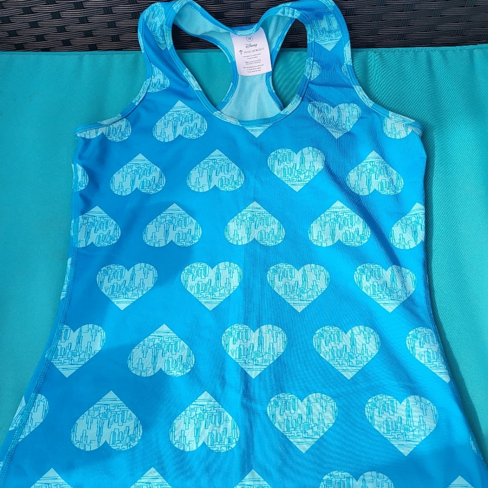 Ivivva Disney Blue and White Tank Top